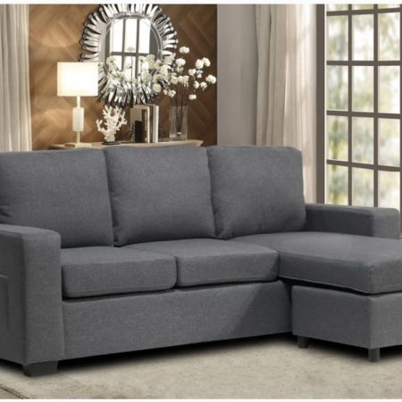 Convertible Sectional/Sofa with Ottoman