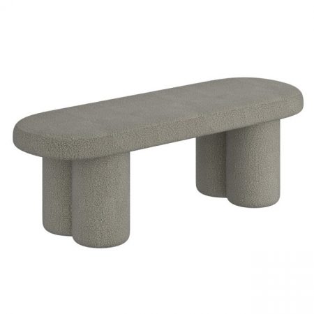 Grey Accent Bench