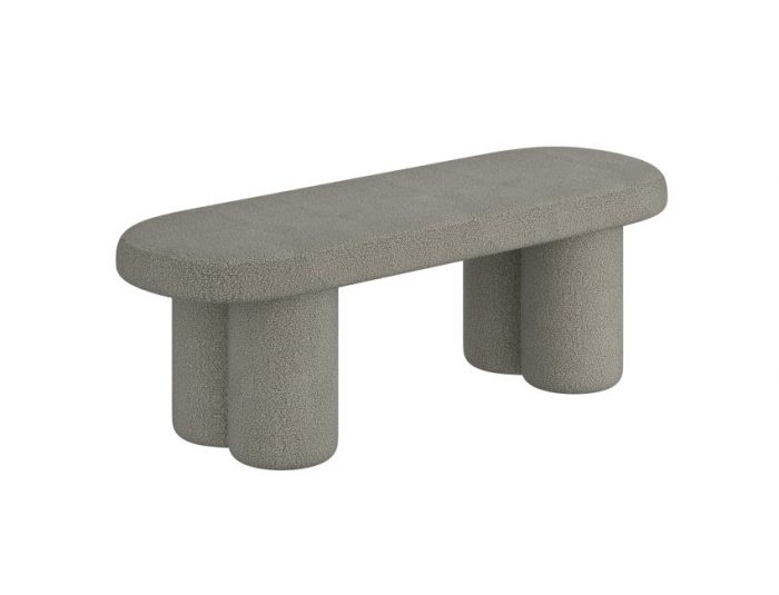 401-163WGY Grey Accent Bench