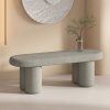 Grey Accent Bench