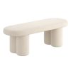 Cream Accent Bench
