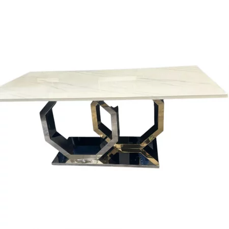 5 Piece Marble Dining Set (Kingston)