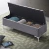 Storage Velvet Bench